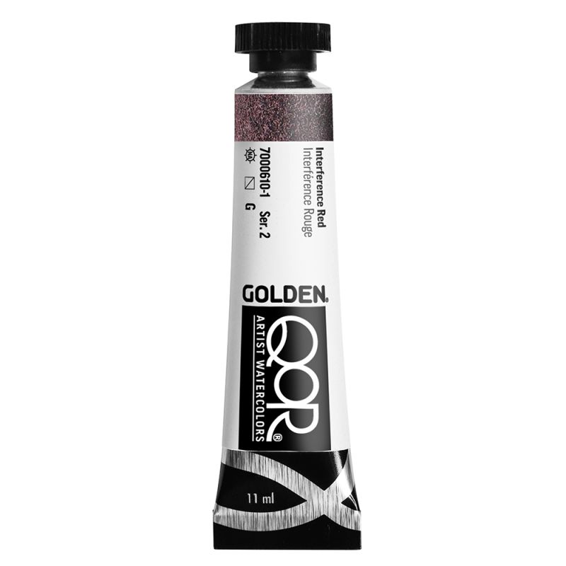 Rouge interférence - aquarelle Artist Tube 11ml QoR