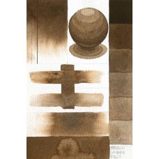 Terre d'ombre brune (naturelle) - aquarelle Artist Tube 11ml QoR