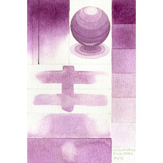 Rose Outremer foncée  - aquarelle Artist Tube 11ml QoR