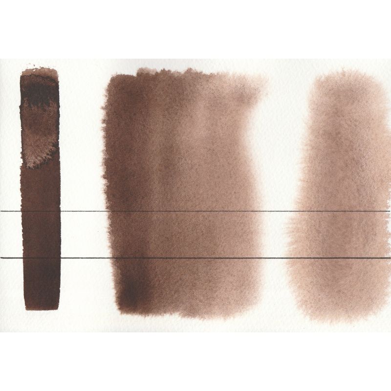 Terre d'ombre brûlée profonde de Chypre - Aquarelle Aquarius Aquarius ½ godet Roman Szmal