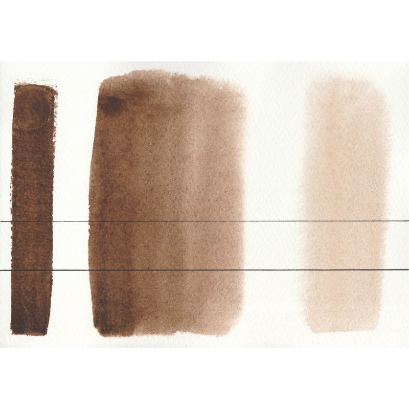 Terre d'ombre profonde de Chypre - Aquarelle Aquarius ½ godet Roman Szmal