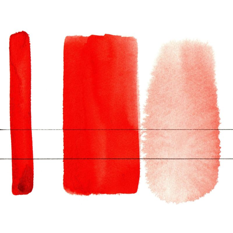Écarlate de quinacridone - Aquarelle Aquarius ½ godet Roman Szmal