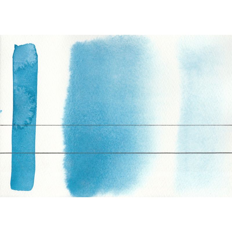 Bleu céruléen de cobalt - Aquarelle Aquarius ½ godet Roman Szmal