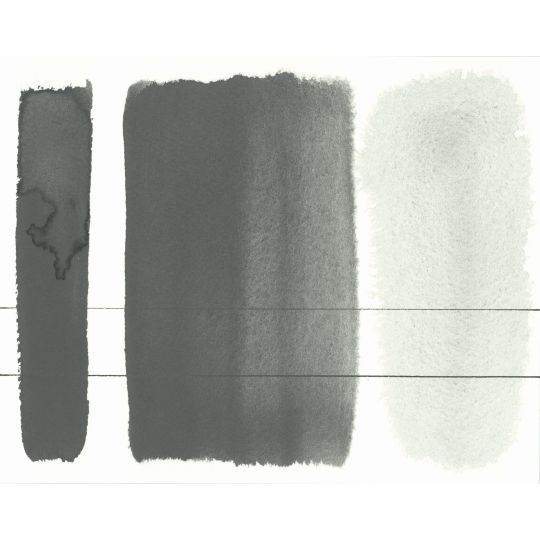 Noir graphite - Aquarelle Aquarius ½ godet Roman Szmal