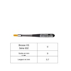 Pinceau de poche brosse plat XS série 932 Da Vinci n°0