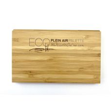Coffret aquarelle vide de 10 emplacements Plein Air en bambou Michael Solovyev