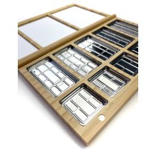 Coffret aquarelle vide de 10 emplacements Plein Air en bambou Michael Solovyev