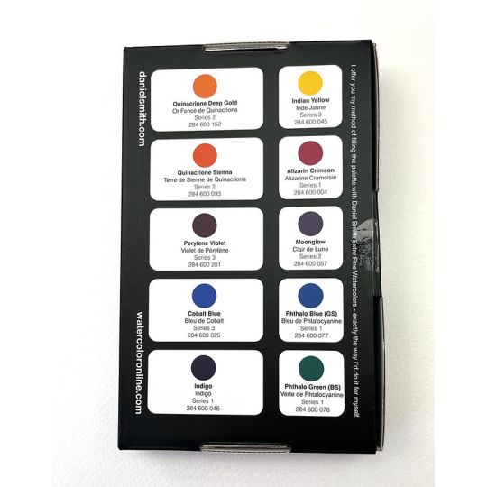 Coffret aquarelle vide de 10 emplacements Plein Air en bambou Michael Solovyev