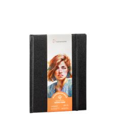 Carnet frangé watercolour book deckle edge Hahnemühle 10,3 x 15,3 Portrait  250g 30f grain fin