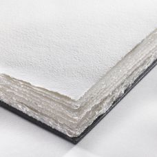 Carnet frangé watercolour book deckle edge Hahnemühle 20,5 x 15,3 Paysage  250g 30f grain fin