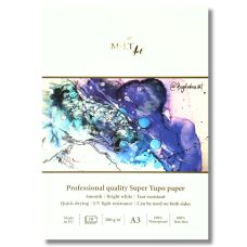 Bloc mixed media Yupo SMLT A3 200g 10f grain lisse