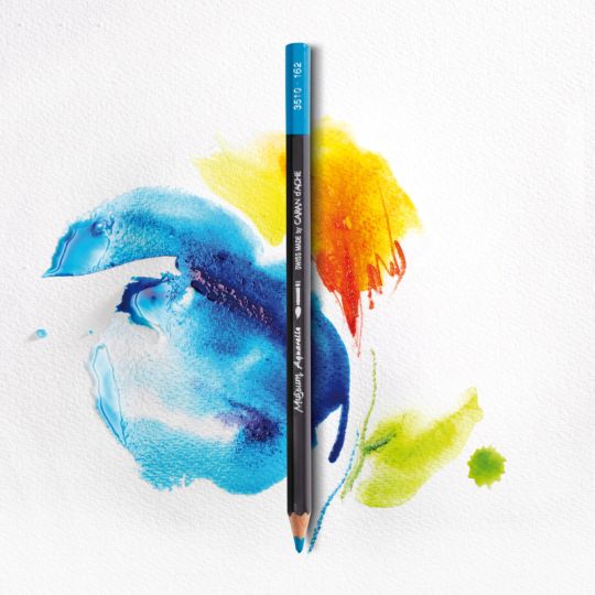 Coffret 12 crayons aquarelle Museum en carton Caran d'Ache