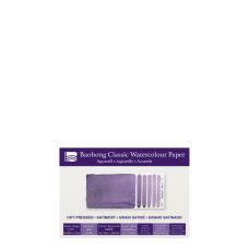 Bloc aquarelle Classic Baohong 12.5x18 300g 20f grain satiné