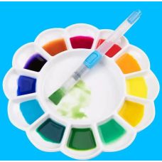 Palette porcelaine 13 creux forme de fleur Ø 20 cm Meeden