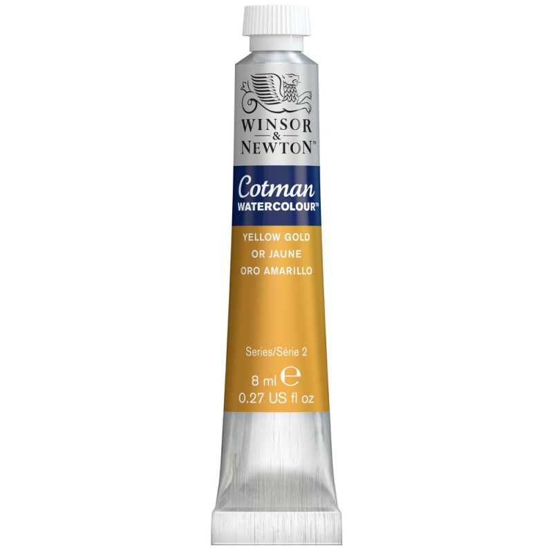 Or Jaune- Aquarelle tube 8 ml Cotman