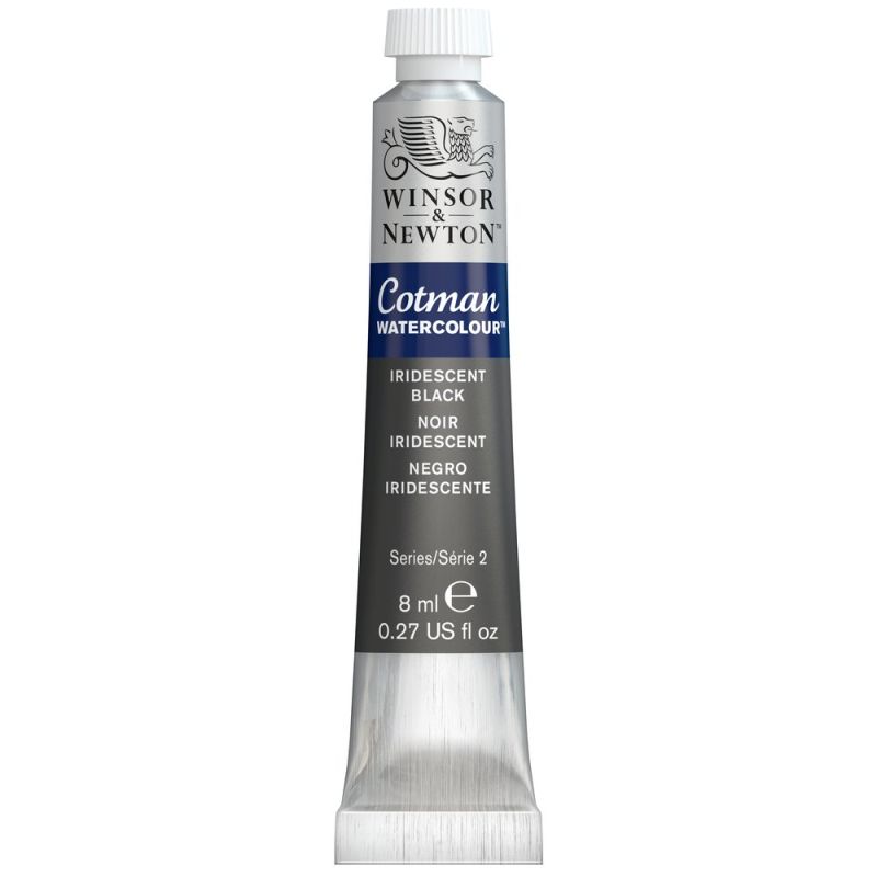 Noir Iridescent - Aquarelle tube 8 ml Cotman