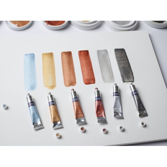 Argent - Aquarelle tube 8 ml Cotman