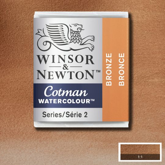 Bronze - Aquarelle ½ godet Cotman