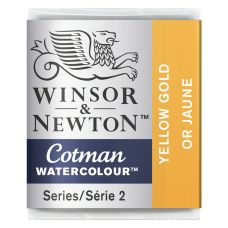 Or Jaune - Aquarelle ½ godet Cotman