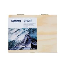 Coffret Glacier 5 tubes 15ml aquarelle super-granuleuses Horadam en bois Schmincke