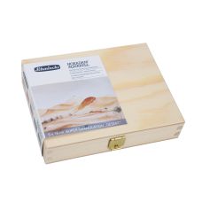 Coffret Désert 5 tubes 15ml aquarelle super-granuleuses Horadam en bois Schmincke