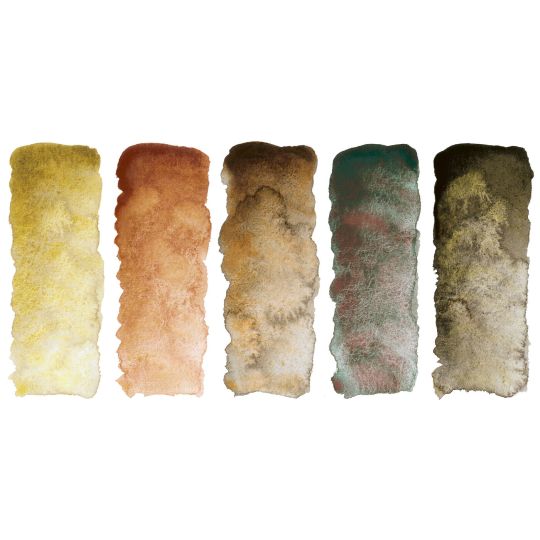Coffret Désert 5 tubes 15ml aquarelle super-granuleuses Horadam en bois Schmincke