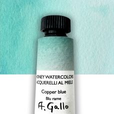 Bleu cuivré - Aquarelle Tube 10 ml Gallo