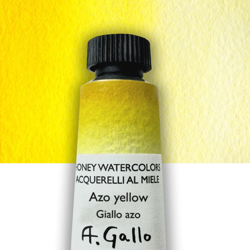Jaune Azo - Aquarelle Tube 10 ml Gallo