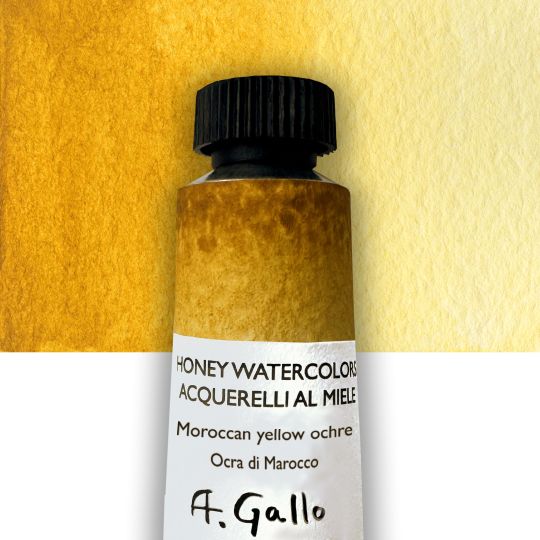 Ocre jaune du Maroc - Aquarelle Tube 10 ml Gallo