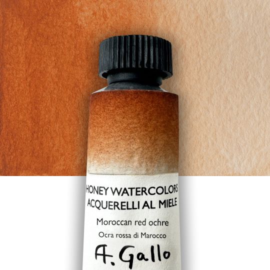 Ocre rouge Marocain - Aquarelle Tube 10 ml Gallo