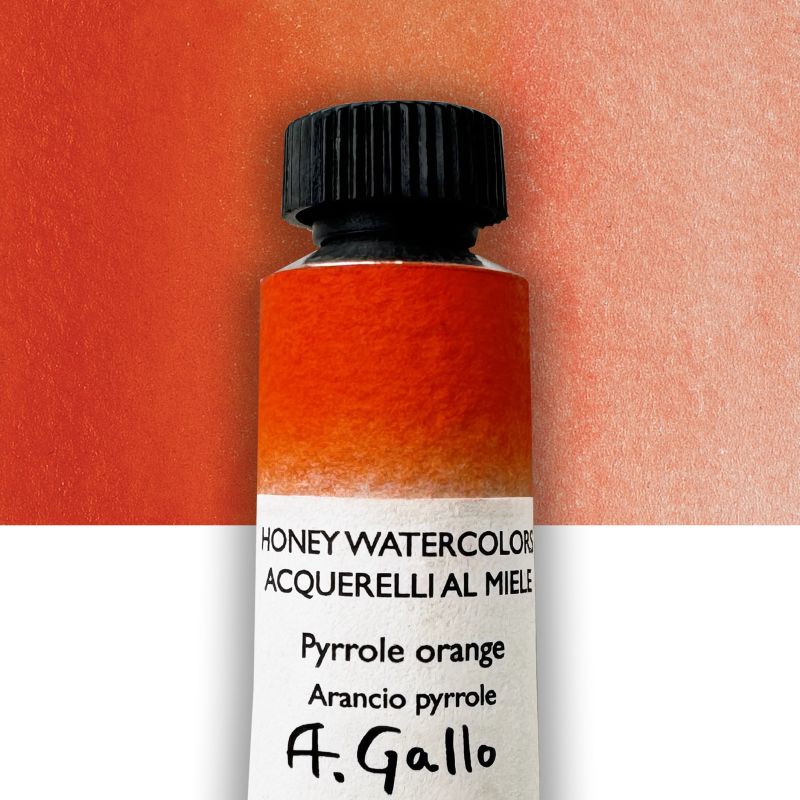 Orange de Pyrrole - Aquarelle Tube 10 ml Gallo