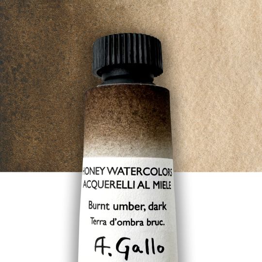 Coffret "Plein air" 6 tubes 10ml aquarelles en carton A. Gallo