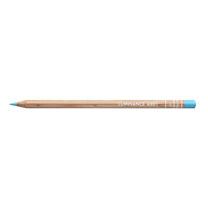 Bleu turquoise - Crayon permanent Caran d'Ache Luminance