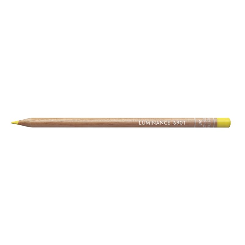 Jaune citron - Crayon permanent Caran d'Ache Luminance