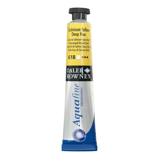 Jaune de cadmium foncé - Tube 8 ml Daler-Rowney Aquafine