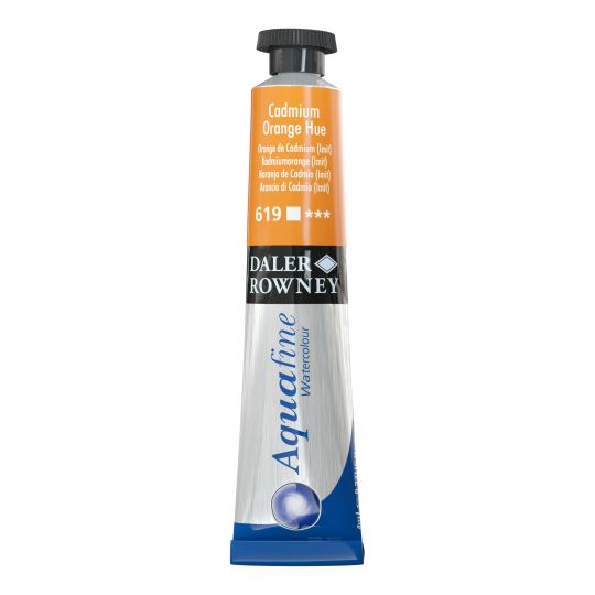 Orange de cadmium (imit.) - Tube 8 ml Daler-Rowney Aquafine