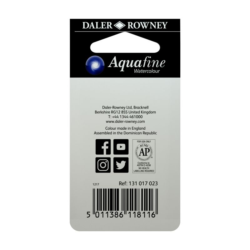 Blanc de Titane et Blanc de Chine - ½ godets Aquafine Daler Rowney