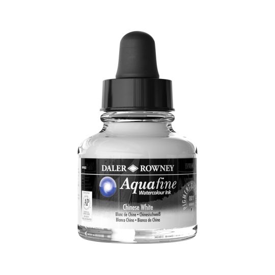 Blanc de Chine - encre aquarelle Aquafine 29,5ml Daler Rowney