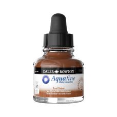 Terre d'Ombre Brûlée - encre aquarelle Aquafine 29,5ml Daler Rowney