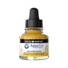 Jaune de Cadmium Foncé (Imit) - encre aquarelle Aquafine 29,5ml Daler Rowney
