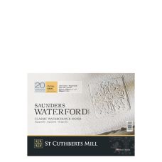 Bloc collé 4 côtés Waterford 23x31 300g 20 f grain torchon