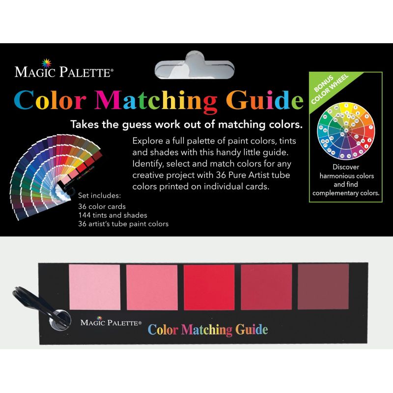 Nuancier éventail chromatique 36 pigments