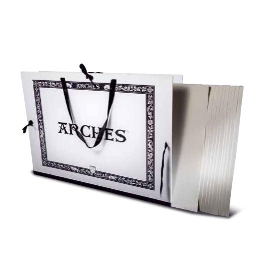 Bloc Aquarelle Arches Grain Fin 300g A3 – 12 Feuilles, 100% Coton, Blanc Naturel, Idéal Techniques Humides