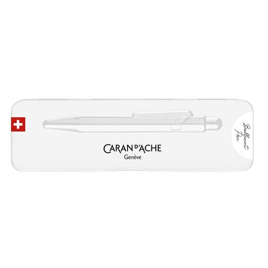 Stylo bille série 849 Ø 1mm Blanc Caran d'ache