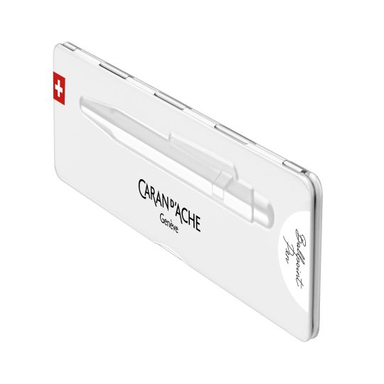 Stylo bille série 849 Ø 1mm Blanc Caran d'ache