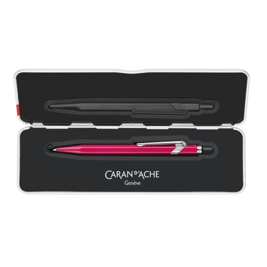 Stylo bille série 849 Ø 1mm Rose fluo Caran d'ache