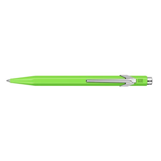 Stylo bille série 849 Ø 1mm Vert fluo Caran d'ache