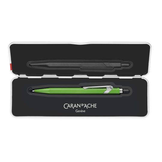 Stylo bille série 849 Ø 1mm Vert fluo Caran d'ache