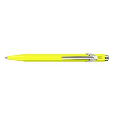 Stylo bille série 849 Ø 1mm Jaune fluo Caran d'ache