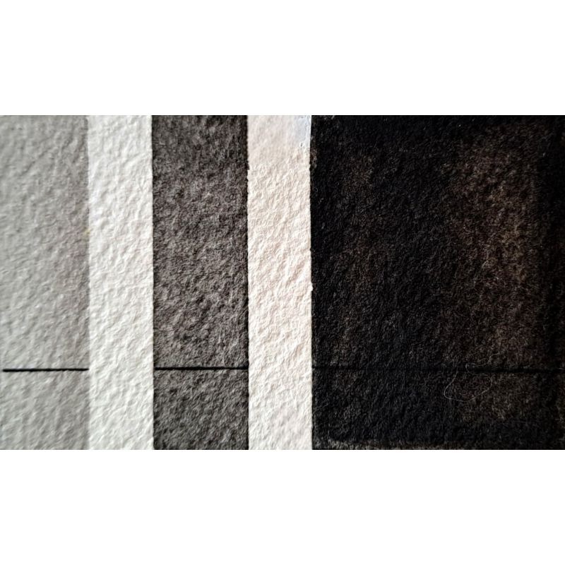 Noir de Mars - aquarelle extra-fine artisanale 1/2 Godet  Aquarelle de Provence